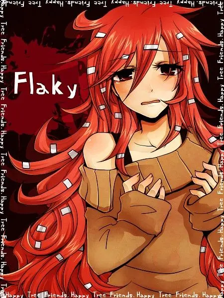 flaky happy tree friends. happy tree friends human fanfics were the BEST, their dynamics are so cool, and the designs chefs kiss