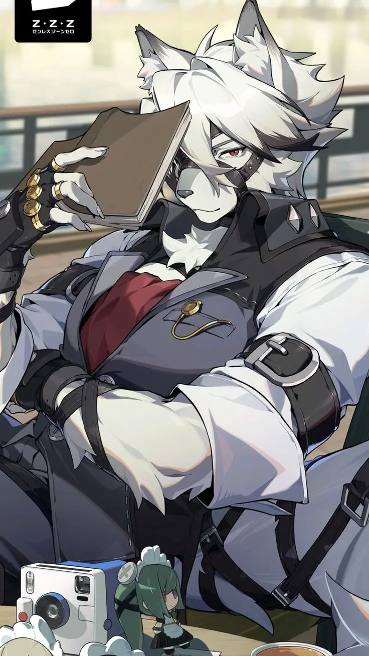 lycaon zzz, i dont even play this game but he's so.... cuddlable... i want to cuddle...